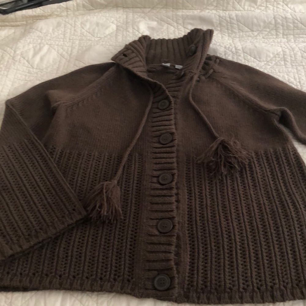 Caslon brown 100% acrylic sweater - like new